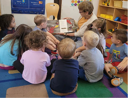 Children in circle time